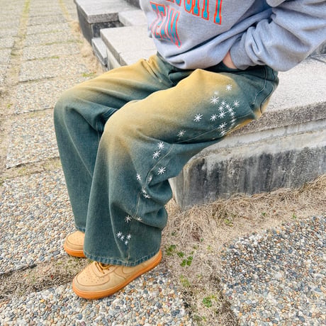 ADG “Hoshi no Ko” Over Dye Jeans (Indigo/Brn)｜ADG “星の子” オーバーダイデニム（インディゴ/ブラウン）