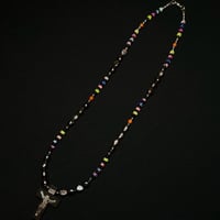 JOHN SOFIA Jesus Pearl Beads Necklace (Black)｜ジョンソフィア ジーザス パールビーズネックレス（ブラック）