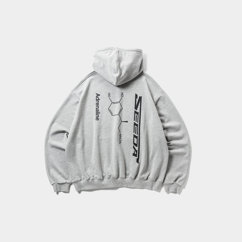 TIGHTBOOTH x SEEDA / ADRENALINE HOODIE (Gray)｜タ