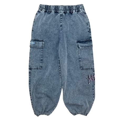 ADG Tagging Slam Dnm Cargo Pants (Blu)｜エーディージー タギング スラムデニム カーゴパンツ（ブルー）