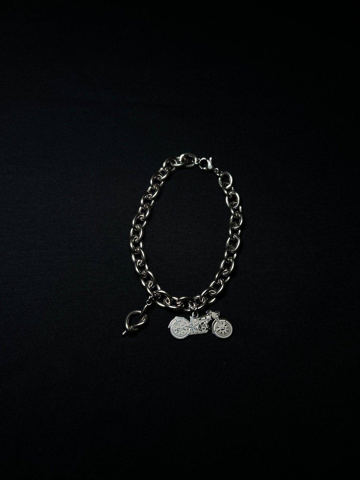 JOHN SOFIA “Racer” chain bracelet (Silver) | ジョ