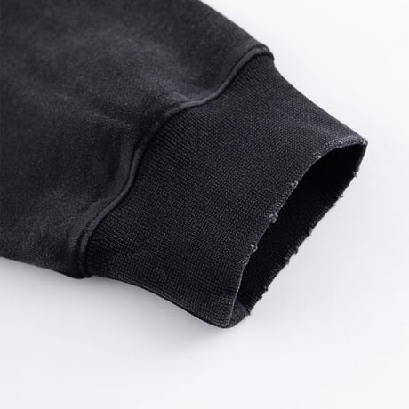 SUPPLIER Distressed Cross Zip Hoodie (BLACK)｜サプライヤー ディストレスト クロス ジップフーディー（ブラック）
