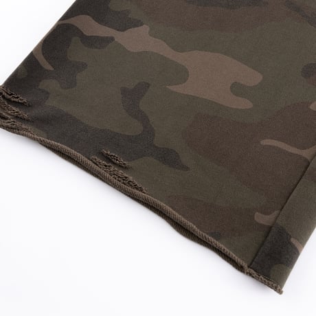SUPPLIER Camouflage Baggy Sweat Shorts (KAHKI)｜サプライヤー カモフラージュ バギースウェットショーツ（カーキ)