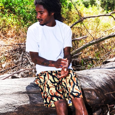 Cookman Chef Pants Short Light Tribal Camo (Beige)｜クックマン シェフパンツ ショート ライトトライバルカモ（ベージュ）