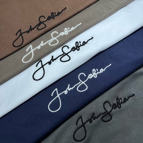 JOHN SOFIA Diddy Tee (White, Dark Grey, Coffee, OD, Dark Night)｜ジョンソフィア ディディTシャツ