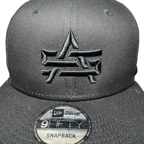 ADG AS Logo 9FIFTY Snapback (Black/Black)｜エーディージー ASロゴ 9FIFTY スナップバック（ブラック/ブラック）