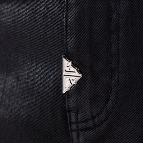 GUAPI All Black Cross Buckle Denim (ALL Black) | グアピ オールブラック クロスバックル デニム（オールブラック）