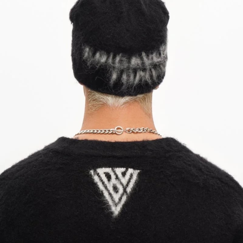 VALABASAS ZINNIA MOHAIR BEANIE (BLACK) | Attack