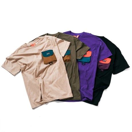 FLATLUX Aqua Pocket3 Tee (Sandstone)｜フラットラックス アクア ポケット3 ティーシャツ（サンドストーン）