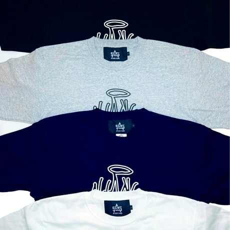 ATTACK ORIGINAL Angel Tee (Wht, Gry, Nvy, Blk)｜アタックオリジナル エンジェルTシャツ（ホワイト/グレー/ネイビー/ブラック）