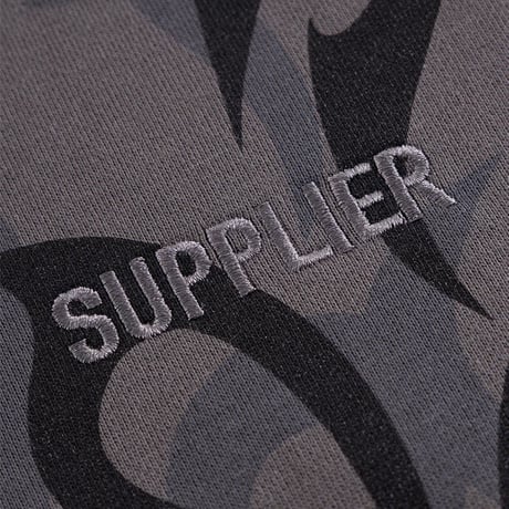 SUPPLIER Tribal Camo Hoodie & Baggy Pants SET-UP (BLACK)｜サプライヤートライバルカモフーディー＆バギーパンツ”セットアップ”（ブラック）