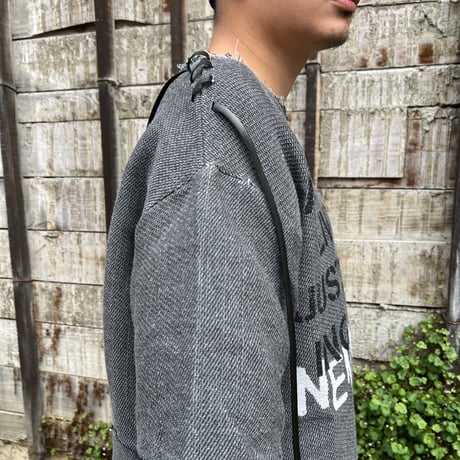VALABASAS SCRIPTED LONGSLEEVE (GREY) | バラバサス スクリプティッド ロングスリーブ (グレー)