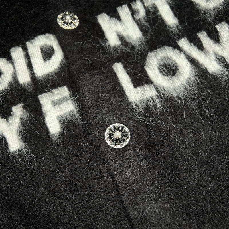 VALABASAS GARDEN MOHAIR SWEATER (BLACK) | Attac