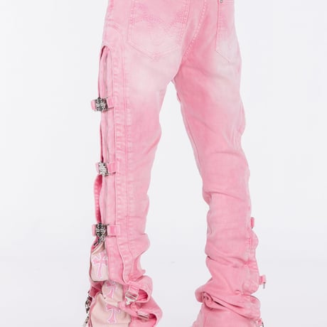 GUAPI French Rose Cross Buckle Denim (French Rose) | グアピ フレンチローズ クロスバックル デニム（フレンチローズ）