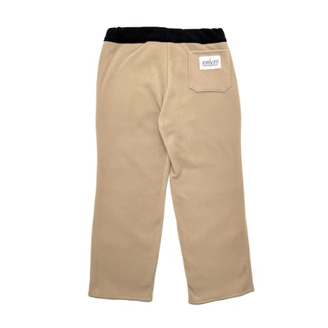 JOHN SOFIA After Zone Fleece Trousers (Beige/Black)｜ジョンソフィア アフターゾーン フリーストラウザーズ（ベージュ/ブラック）