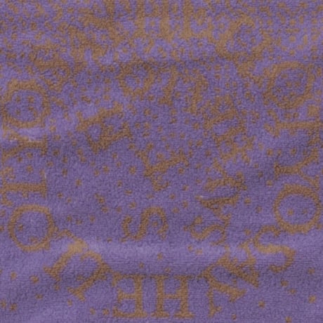 SAYHELLO Snow Face Logo Towel (White/Black, Beige/Purple)｜セイハロー スノーフェイスロゴタオル（ホワイト/ブラック・ベージュ/パープル）