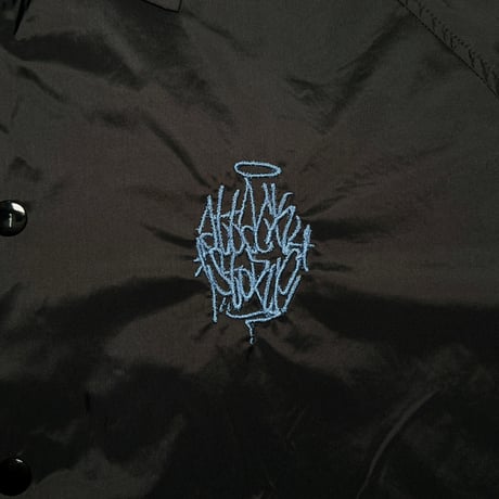 ATTACK ORIGINAL “Angel” & “Compass” Coach Jacket (Blk/Blu)｜アタックオリジナル エンジェル＆コンパス コーチジャケット（ブラック/ブルー）