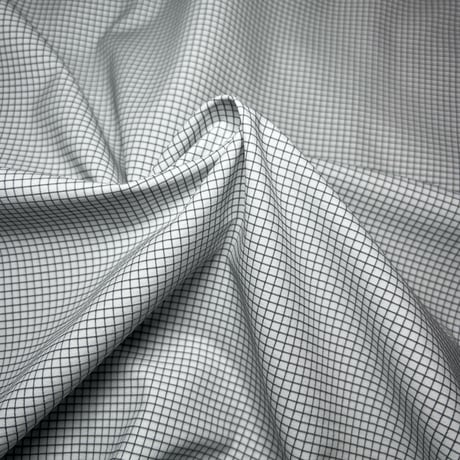 JOHN SOFIA Logo Squares LS Shirt (White)｜ジョンソフィア ロゴスクエアーズ ロングスリーブシャツ（ホワイト）