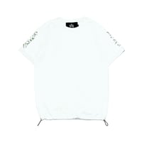 ADG Script Drawcord Tee (Wht)｜エーディージー スクリプト ドローコードTシャツ（ホワイト）