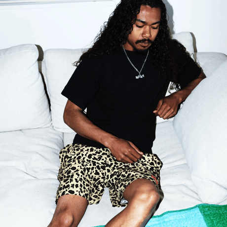 Cookman Chef Pants Short Light Leopard (Beige)｜クックマン シェフパンツ ショート ライトレオパード（ベージュ）