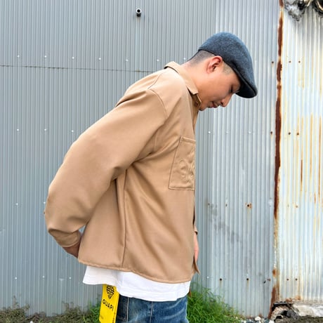 JOHN SOFIA Fleur Longsleeve Shirts (Camel)｜ジョンソフィア フルール ロングスリーブシャツ（キャメル）