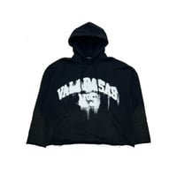 VALABASAS FIFTH VINTAGE BLACK HOODY (VINTAGE BLACK SPRAY) | ヴァラバサスフィフスビンテージブラックフーディー (ビンテージブラックスプレー)
