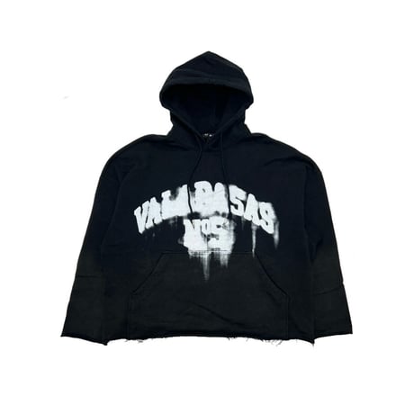 VALABASAS FIFTH VINTAGE BLACK HOODY (VINTAGE BLACK SPRAY) | ヴァラバサスフィフスビンテージブラックフーディー (ビンテージブラックスプレー)