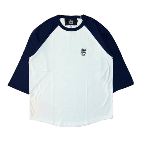 AFC Mini Logo 3/4 Raglan Tee (Wht/Nvy/Blk)｜エーエフシー ミニロゴ ラグランTシャツ（ホワイト/ネイビー/ブラック）