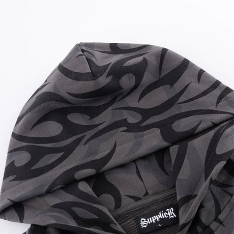 SUPPLIER Tribal Camo Hoodie & Baggy Pants SET-UP (BLACK)｜サプライヤートライバルカモフーディー＆バギーパンツ”セットアップ”（ブラック）