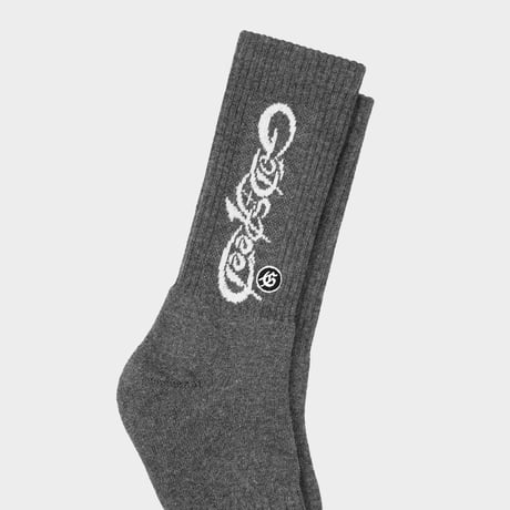 GODSPEED New Age Logo Sock (Charcoal)｜ゴッドスピード ニューエイジ ロゴ ソックス（チャコール）