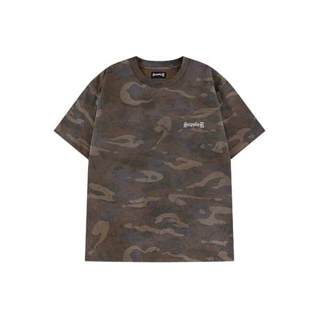 SUPPLIER Camouflage Cross Tee (KHAKI)｜サプライヤー カモフラージュ クロス ティー（カーキ）