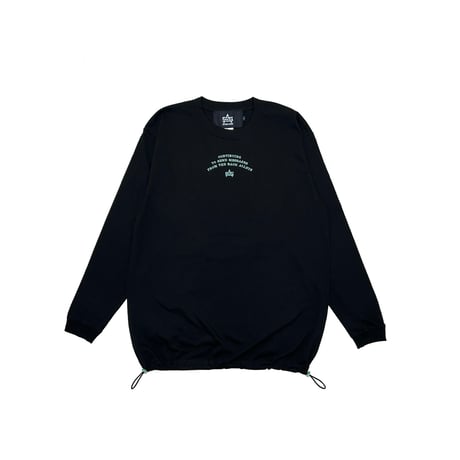 ATTACK ORIGINAL “CONCEPT” Drawcord LS Tee II (Blk)｜アタックオリジナル “コンセプト” ドローコード ロングスリーブT II（ブラック）