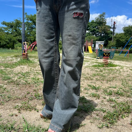 JOHN SOFIA Lowrise Flare Denim (Vintage Blue)｜ジョンソフィア ローライズ フレアデニム（ヴィンテージブルー）