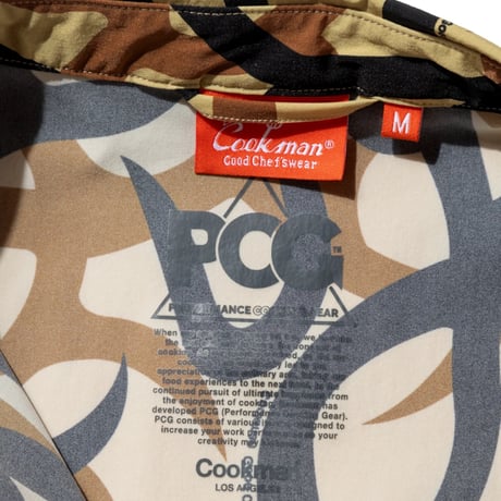 Cookman Work Shirts Short Sleeve Light Tribal Camo (Beige)｜クックマン ワークシャツ ショートスリーブ ライトトライバルカモ（ベージュ）