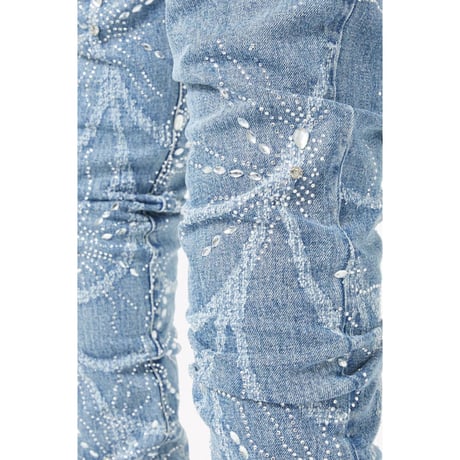 GUAPI Steel Blue Spider Denim (Blue)｜グアピ スティールブルー スパイダー デニム（ブルー）