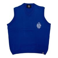 ATTACK ORIGINAL Angel Knit Vest (Blue, Black)｜アタックオリジナル エンジェル ニットベスト（ブルー/ブラック）