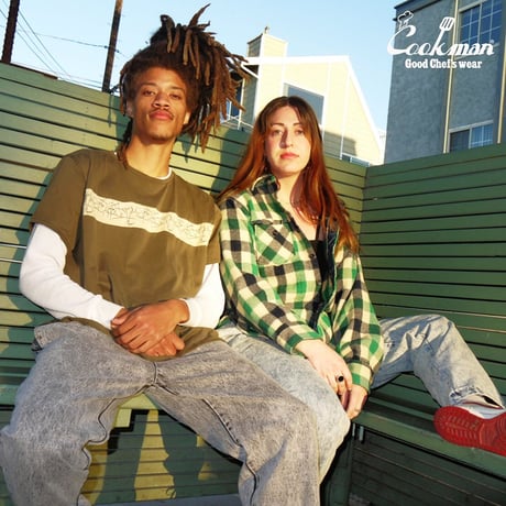 Cookman Chef Pants Snow Washed Denim (Blue)｜クックマン スノーウォッシュド デニム シェフパンツ（ブルー）