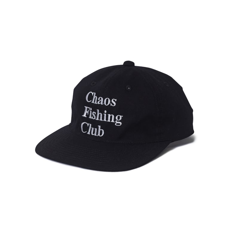 Chaos Fishing Club Logo Dog Ear Cap 黒 Chaos Fishing Club Logo Cap (BLACK)｜カオス フィッシング