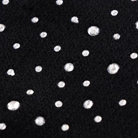 SUPPLIER Rhinestone Fingerless Glove (Black)｜サプライヤー ラインストーン フィンガーレスグローブ（ブラック）