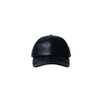 REVENGE TONAL EMBROIDERED LEATHER HAT (BLACK)｜リベンジ トーナル エンブロイダード レザー ハット（ブラック）