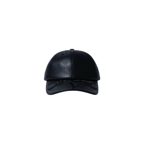 REVENGE TONAL EMBROIDERED LEATHER HAT (BLACK)｜リベンジ トーナル エンブロイダード レザー ハット（ブラック）