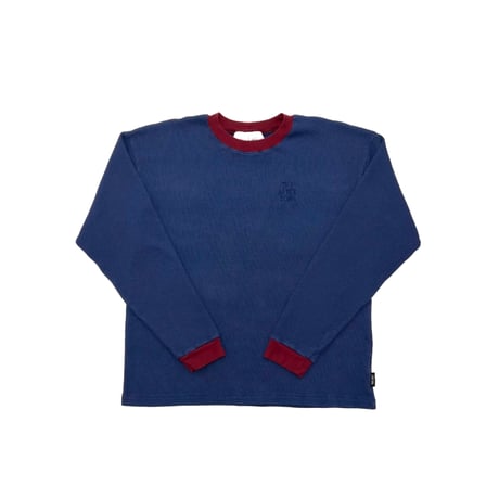 JOHN SOFIA Ringer Thermal Knit (Navy)｜ジョンソフィア リンガー サーマルニット（ネイビー）
