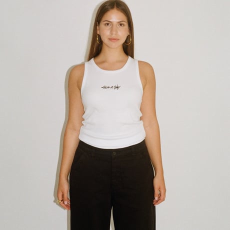HOMEBOY TANK TOP ACHSEL H. (WHITE)｜ホームボーイ タンクトップ アクセル H.（ホワイト）