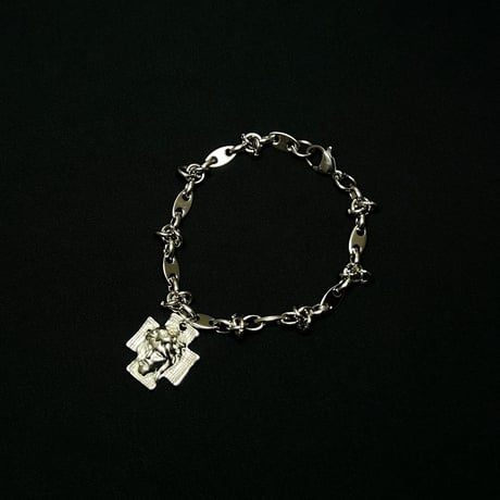 JOHN SOFIA Jesus Cross Bracelet (Silver)｜ジョンソフィア ジーザスクロスブレスレット（シルバー）
