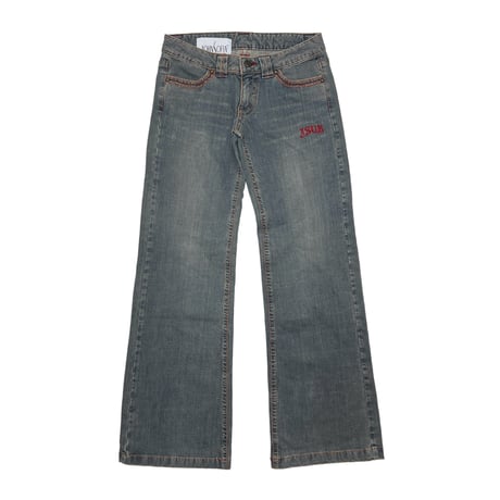 JOHN SOFIA Lowrise Flare Denim (Vintage Blue)｜ジョンソフィア ローライズ フレアデニム（ヴィンテージブルー）