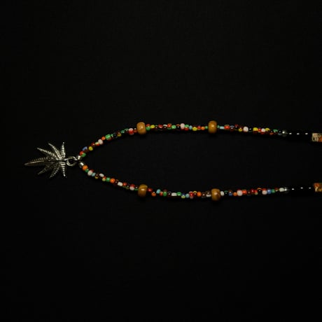 JOHN SOFIA Leaf Beads Necklace (Silver)｜ジョンソフィア リーフビーズネックレス（シルバー）