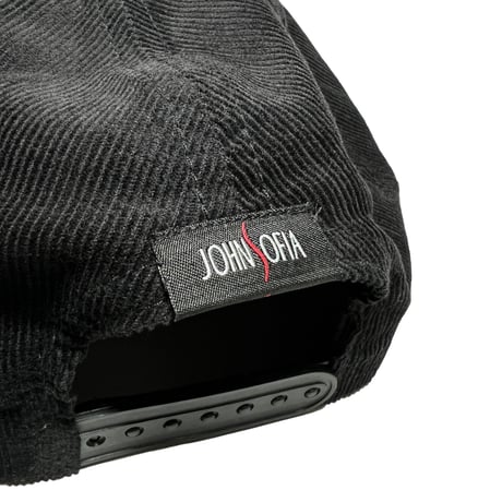 JOHN SOFIA Rasta Corduroy Snapback (Black)｜ジョンソフィア ラスタ コーデュロイ スナップバック（ブラック）