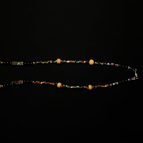 JOHN SOFIA Leaf Beads Necklace (Gold)｜ジョンソフィア リーフビーズネックレス（ゴールド）