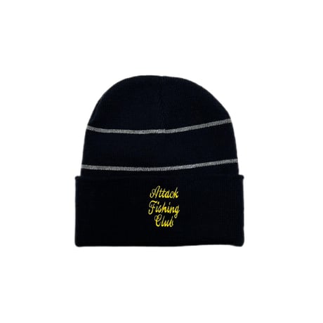 AFC Reflective Line Beanie (Navy/Lemon, Navy/Ash, Navy/Sky)｜エーエフシー リフレクティブライン ビーニー