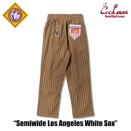 Cookman Chef Pants Semiwide Negro Leagues (LA White Sox)｜クックマン セミワイド シェフパンツ ネグロリーグ（ロサンゼルス ホワイトソックス）